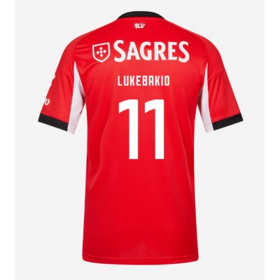 Moški Nogometni dresi Benfica Dodi Lukebakio #11 Domači 2025-26 Kratek Rokav Moški Nogometni dresi Benfica Dodi Lukebakio #11 Domači 2025-26 Kratek Rokav